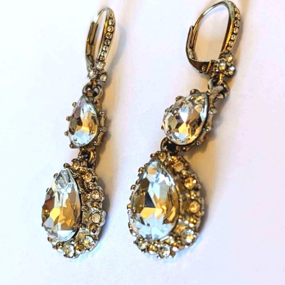 Marchesa Real Deal Crystal Earrings